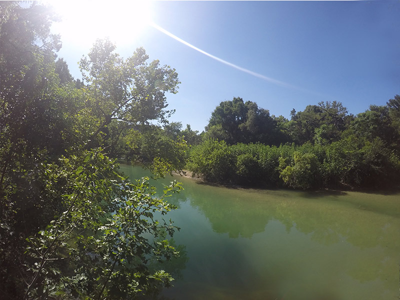 The Barton Creek Greenbelt hidden water holes, Austin TX