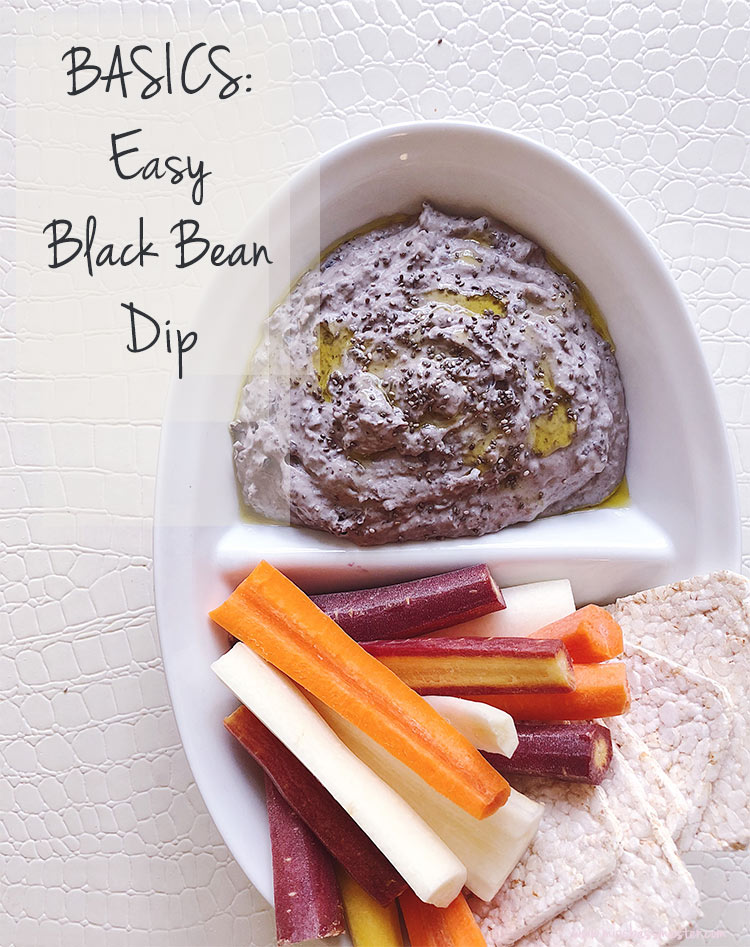 Basic Easy Black Bean Dip Recipe