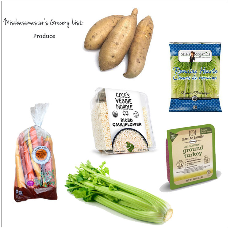 missbassmaster Grocery-List-Produce