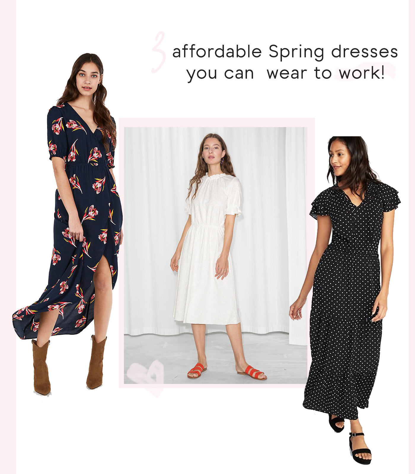 3 Affordable Spring Dresses You Can Wear to Work - MissBassmaster